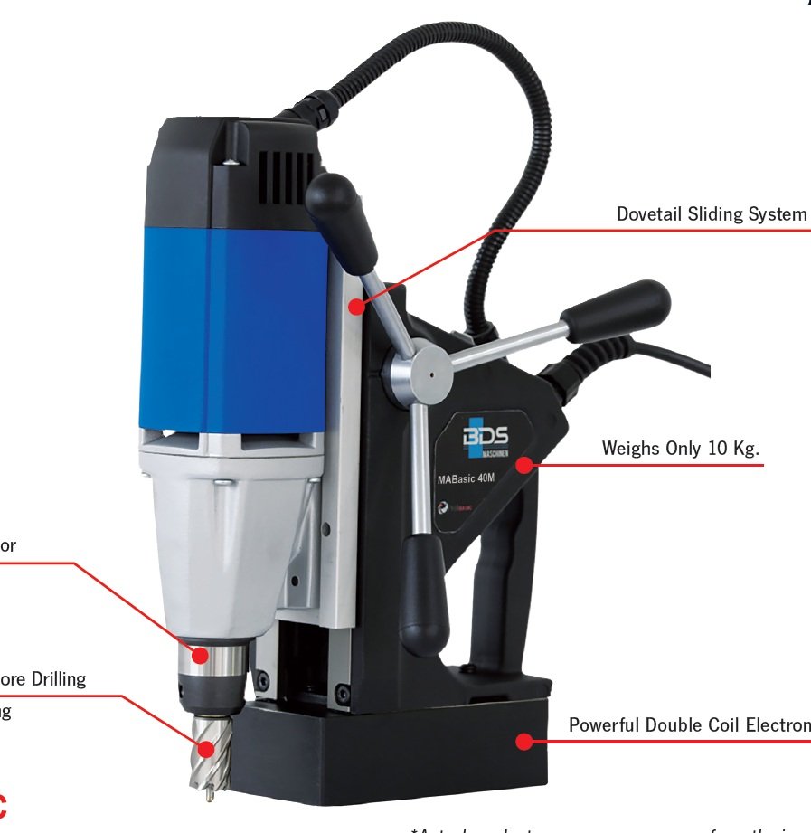 BDS MABasic 40M magnetic drilling machine