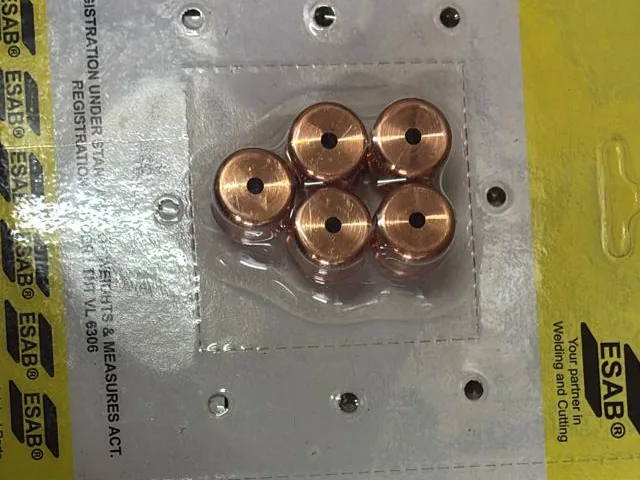 ESAB PC-121 plasma shield caps, pack of five